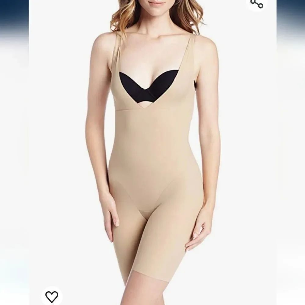Maidenform Wear Your Own Bra Sleeveless Singlet one Piece Bodysuit  #2556 Women'